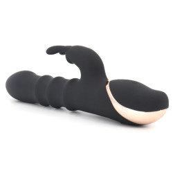 Generique Vibro Rabbit Thrusties 13 x 3.8cm Noir